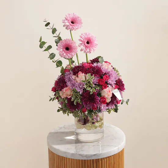 Cherry Lush Flower Vase