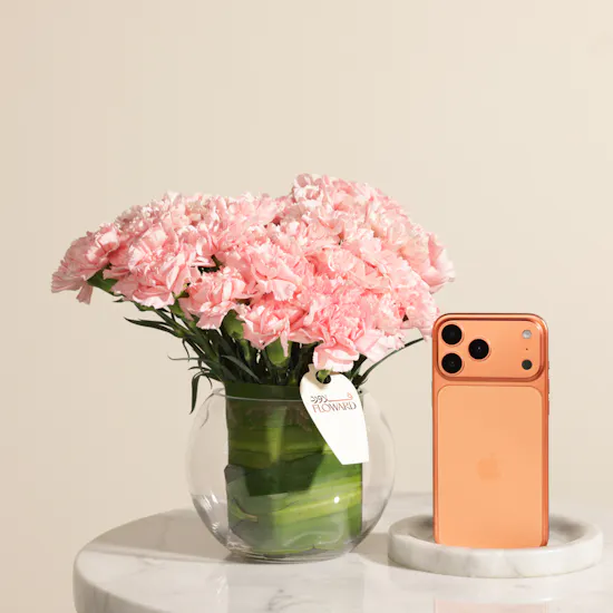 Apple iPhone 17 Pro Cosmic Orange 256GB | Scarlet Muse Flower