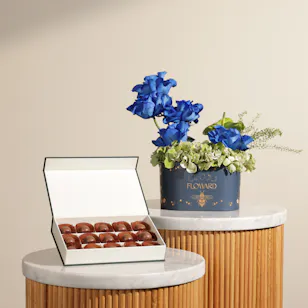 Floward Small Kunafa Pistachio Chocolate Box | Charming Flowers