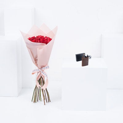Zus Wallet Brown | Flowers