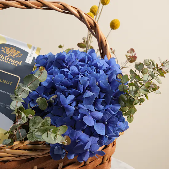 Whittard Flavored Coffee and Flowers Small Basket