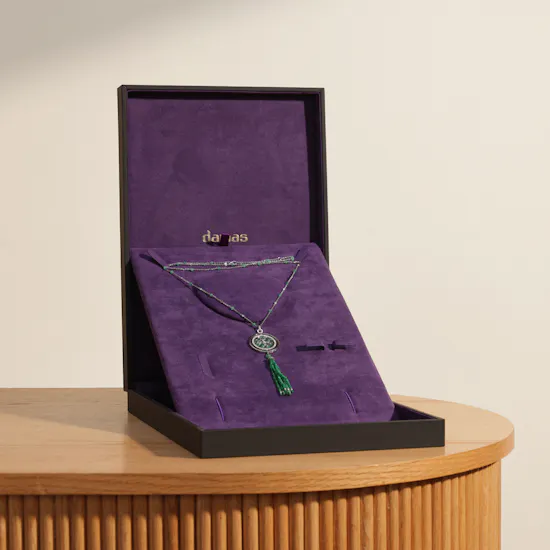 Damas Lace Diamond Women's Necklace