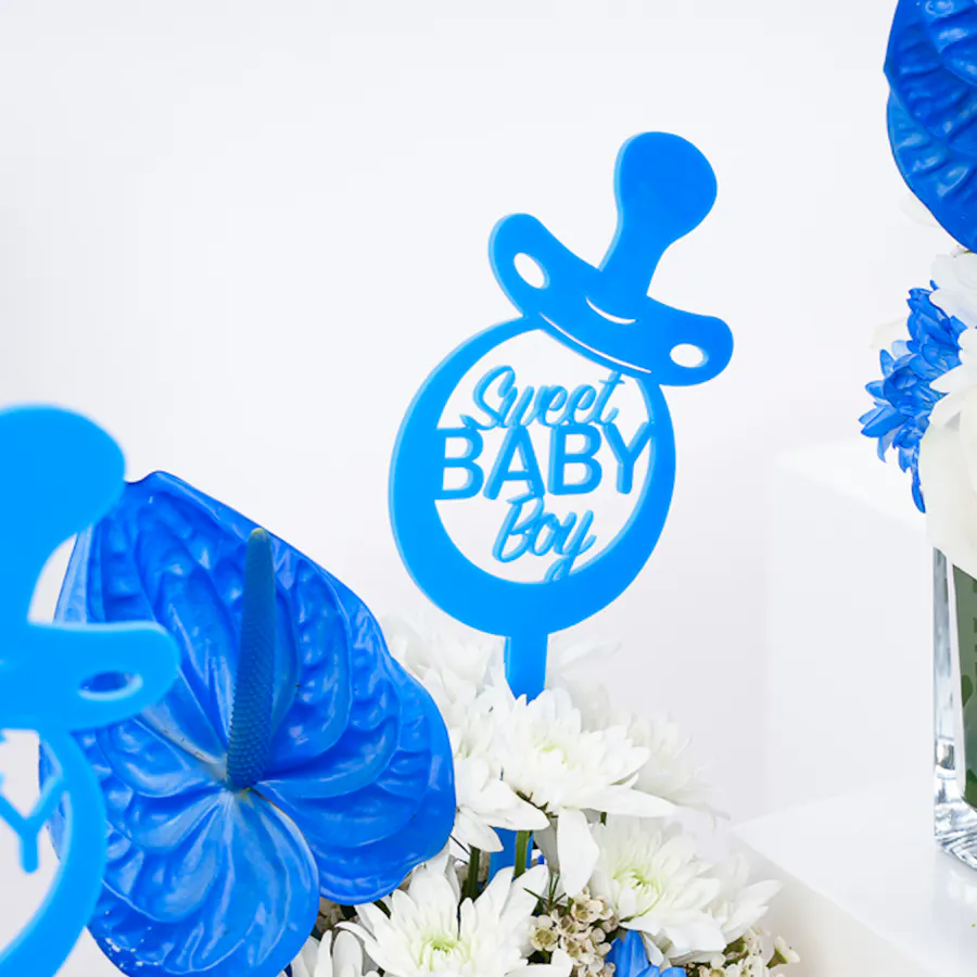 Baby Boy Reception Vases 3