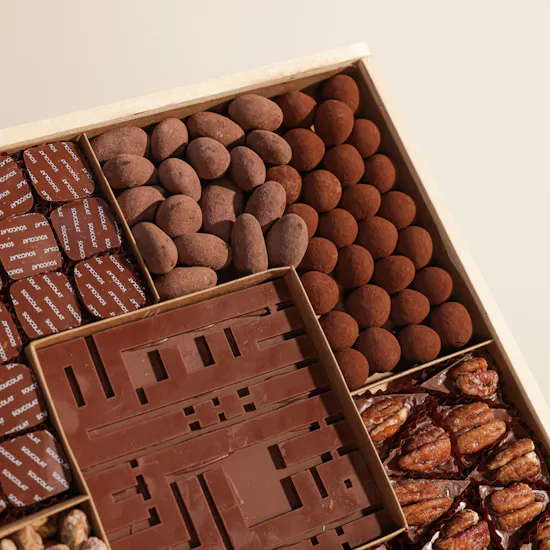 Soucolat Eid Mubarak Large Chocolate Wood Tray