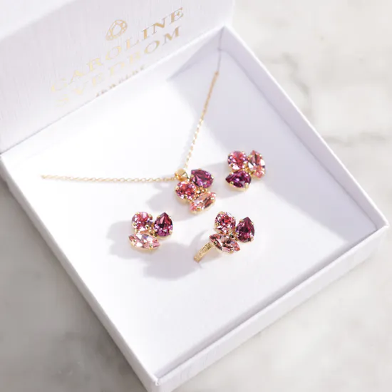 Caroline Svedbom Pink Combo Jewelry Set