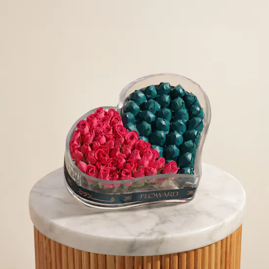 Floward Chocolate and Baby Rose A Heart to Remember