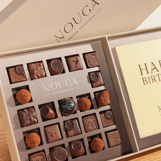 Nouga Happy Birthday Bonbon Chocolate Box