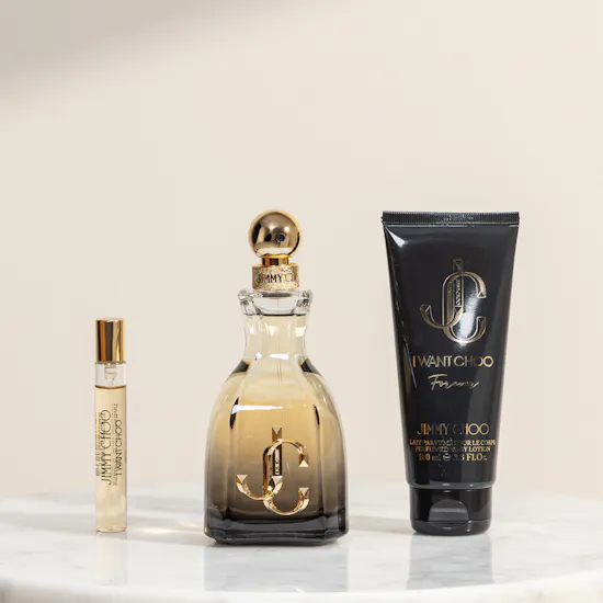 مجموعة عطر آي وانت تشو فوريفر أو دي بارفيوم للنساء من جيمى شو