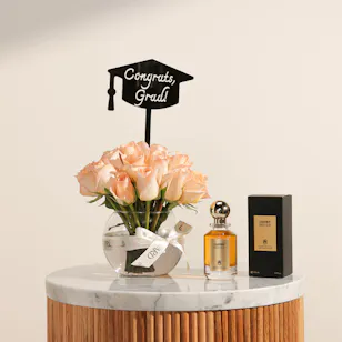 Abdul Samad Al Qurashi Body Oud Leather Perfume | Congrats Grad Flowers Vase