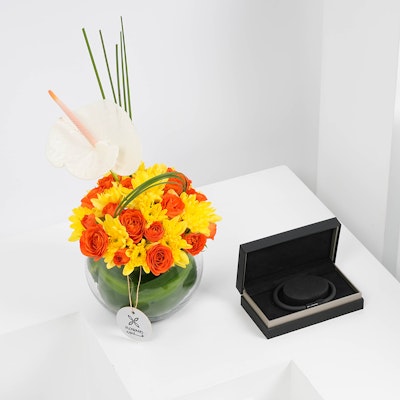 Porsche Accessory & Flowers