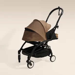 Stokke Yoyo3 Taupe with Black Frame Stroller Bundle Stokke Yoyo3 Taupe with Black Frame Stroller Bundle