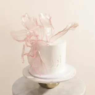 NQ's Bakery Personalized Floral Cake