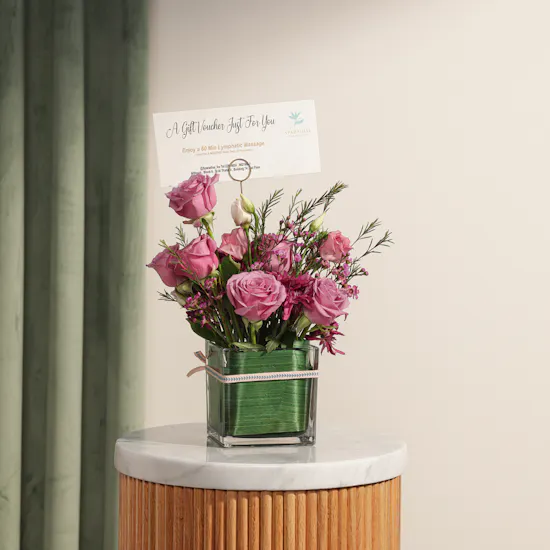 Sparadise Massage Voucher | Purple Flowers