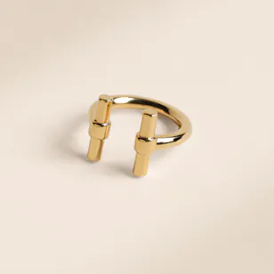 Rachel Jackson Gold-plated Adjustable Size T-Bar Women's Ring Rachel Jackson Gold-plated Adjustable Size T-Bar Women's Ring