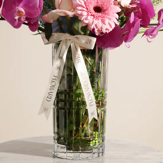 Nachtmann Radiant Flowers Crystal Vase