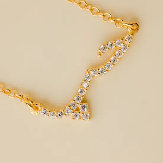 Zia Love Gold Plated Necklace | Stunning Baby Roses