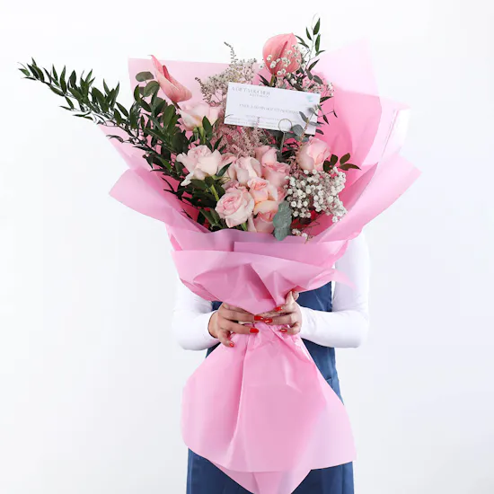 Sparadise Hot Stone Massage Voucher | Pinkish Bouquet