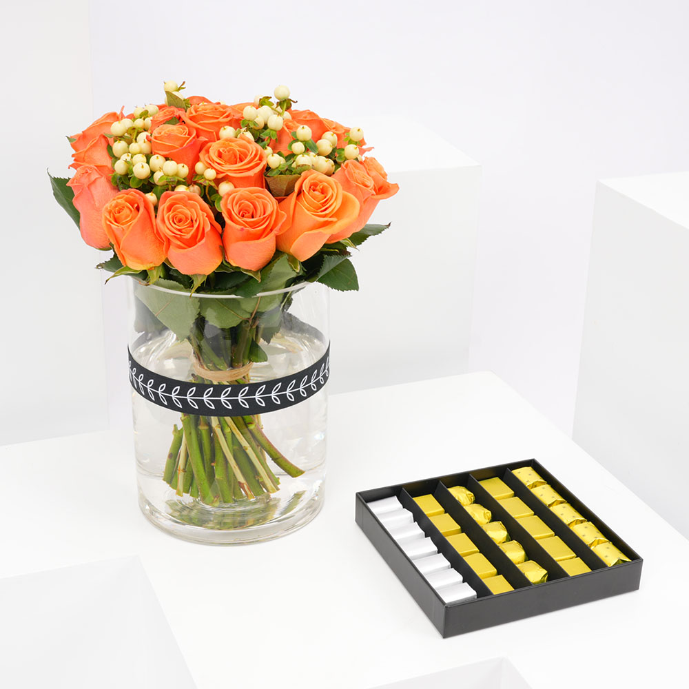 بوكس شوكلاته  لي نوازيت من باتشي | جورى برتقالى