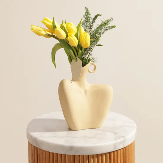 Golden Hour Tulip Vase