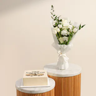 Floward Personalized Driver’s License Celebration Cake | Pure Flowers Bouquet
