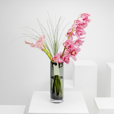Calla & Cymbidium | Pink Vase
