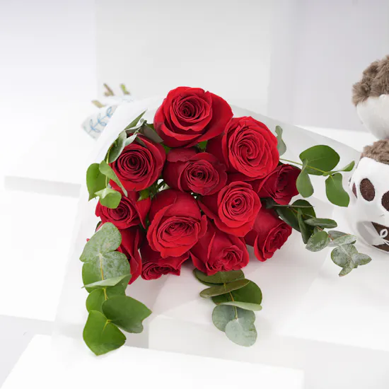 Brown Teddy Bear | Sparkle of Roses