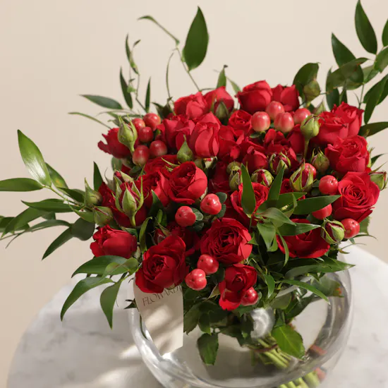 مزهرية زهور نور الشتاء