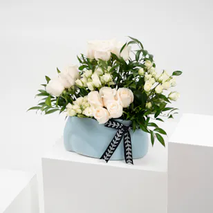 Purity Roses | Ceramic Vase