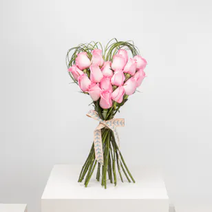 Pink Heart Bouquet