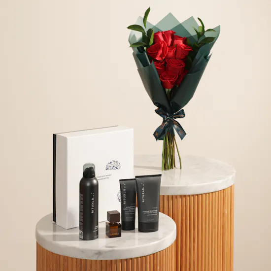 Rituals Homme Medium Gift Set | Silken Red Flowers