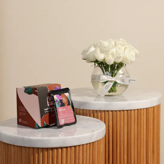 Breehant Coffee Tasting Box | Elegant Flowers Vase