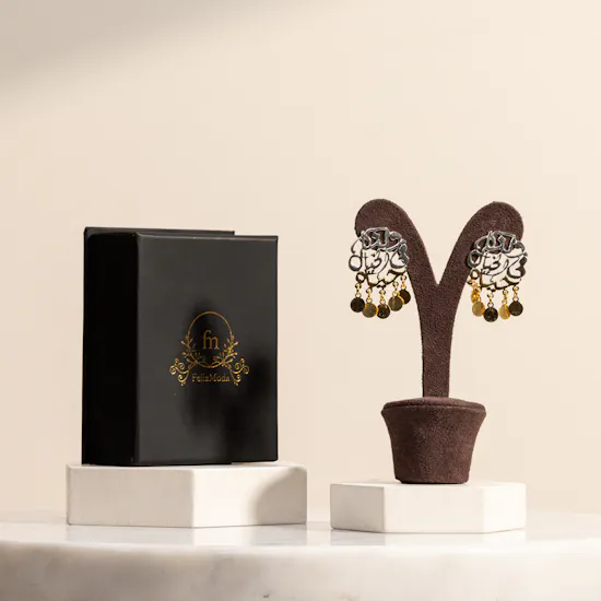 Felizmoda Arabic Calligraphy Earrings