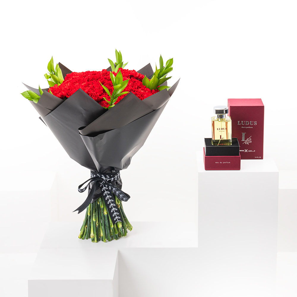 Floward Ludus Perfume for Men 100ml | Red Carnation