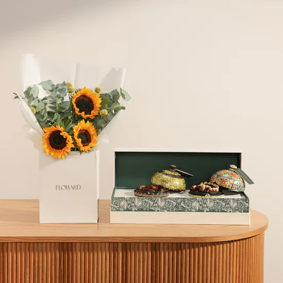 Bonbonniere Assorted Nut-Stuffed Dates Gift Set | Quite Flowers