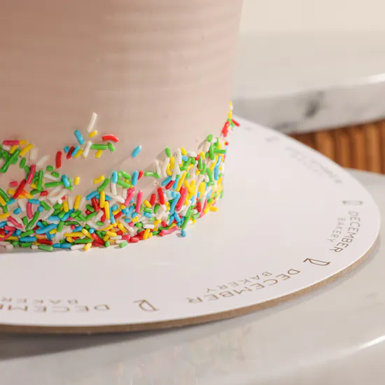 December Cake Personalized Photo Chocolate Cake | Birthday Flowers