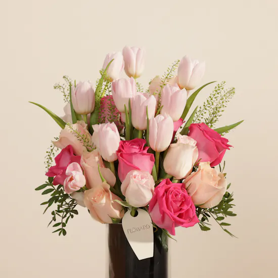 Golden Wishes Flowers Vase