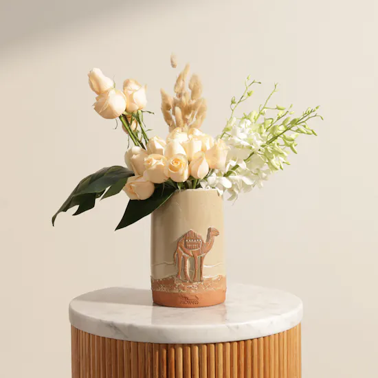 Radiant Grace Keramos Vase