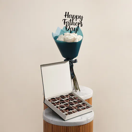 Floward Essence of Joy Medium Chocolate Box | Delightful Father’s Day Flowers
