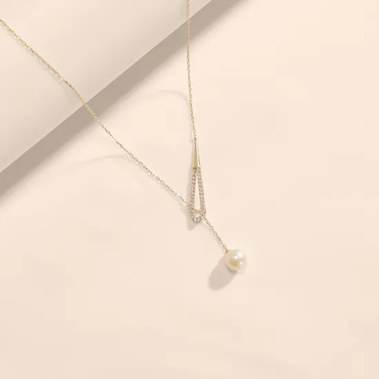 AV Jewelry Pearl Trap Necklace
