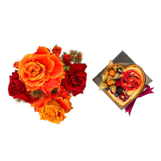 Cheese Cloud I Love You Cheesecake | Roses Vase