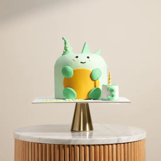 Floward Personalized 3D Baby Dinosaur Birthday Cake
