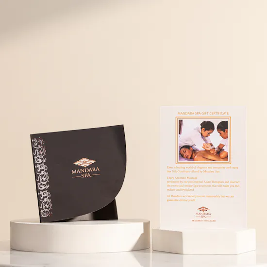 JW Mandara Spa Aromatic Massage Gift Voucher