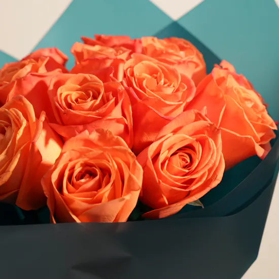 Autumn Glow Rose Bouquet