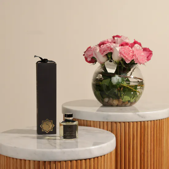 Tasneem Eshki Allure d'Oud Home Fragrance | Sparkle Flowers Vase