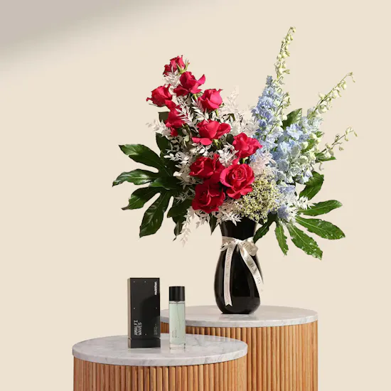Mubkhar Amalfi Waves Unisex EDP | Coastal Muse Flower Vase