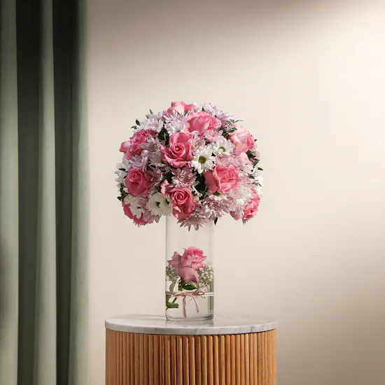 Birthday Elegancy Flowers | Vase