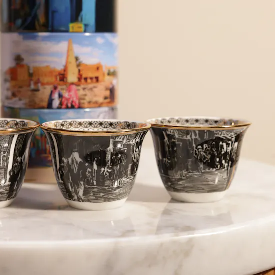 Artfeena Eastern Province Ceramic Cups Set
