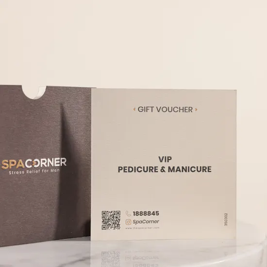 Spa Corner VIP Pedicure and Manicure Men’s Voucher