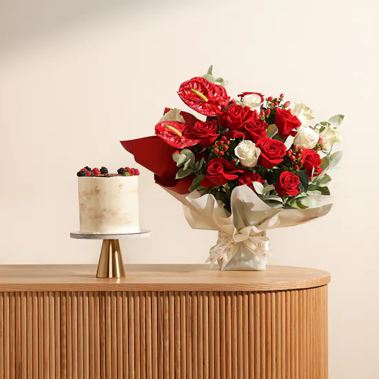 Floward Friendship Day Cake | Flowers Bouquet