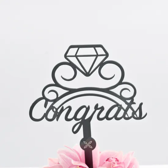 10 Pink Cymbidiums Wedding Vase